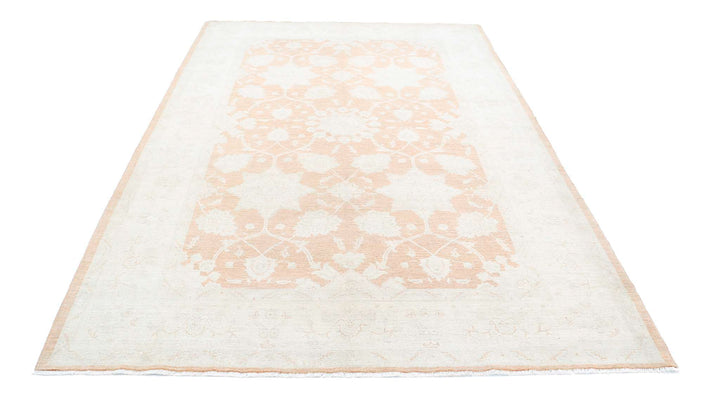 Hand Knotted Fine Ariana Ariana Wool Rug 6' 4" x 9' 4" - No. AT99616