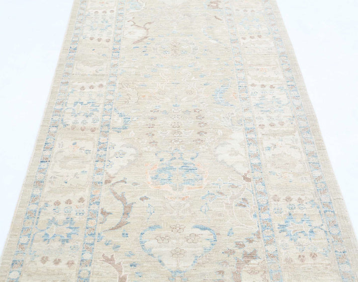 Hand Knotted Ariana Haji Jalili Wool & Silk Rug 3' 2" x 12' 10" - No. AT15719
