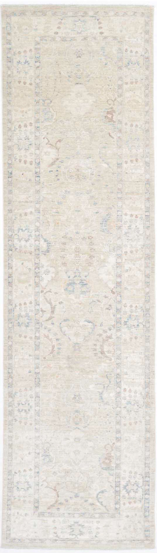 Hand Knotted Ariana Haji Jalili Wool & Silk Rug 3' 2" x 12' 10" - No. AT15719
