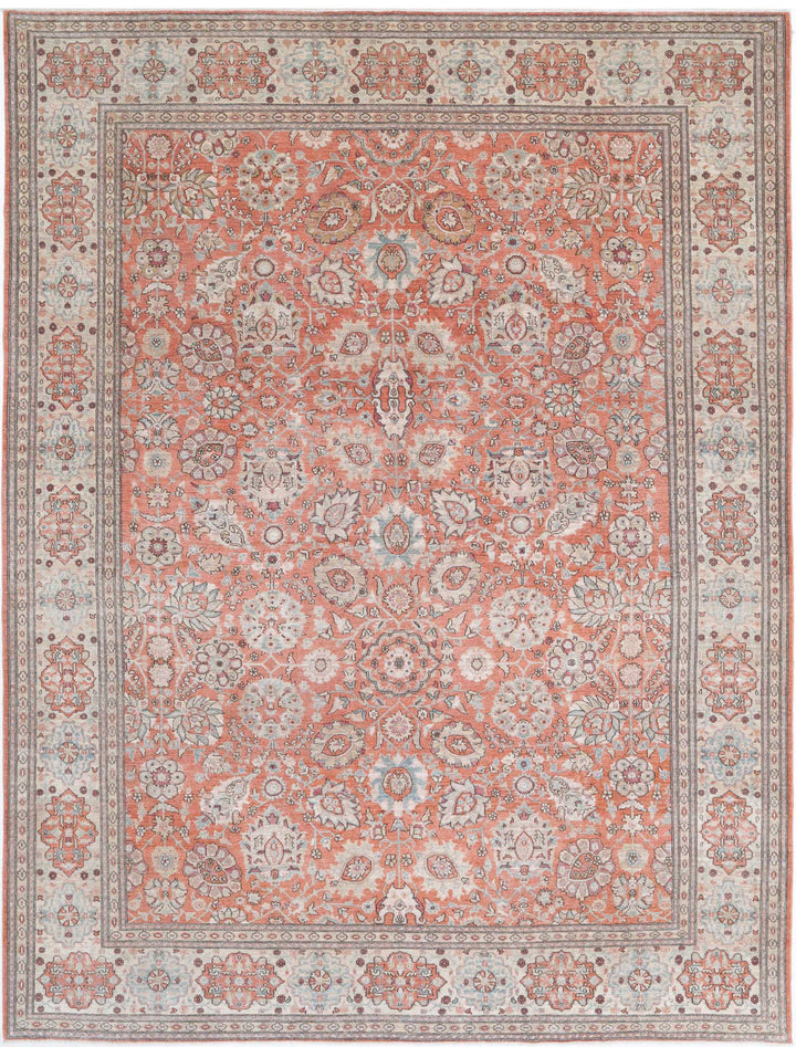 Hand Knotted Ariana Haji Jalili Wool Rug 8' 10" x 11' 7" - No. AT39789