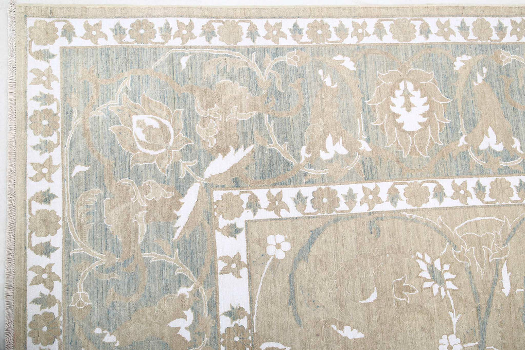 Hand Knotted Ariana Haji Jalili Wool & Silk Rug 9' 9" x 13' 11" - No. AT97851