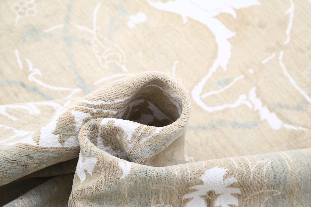 Hand Knotted Ariana Haji Jalili Wool & Silk Rug 9' 9" x 13' 11" - No. AT97851