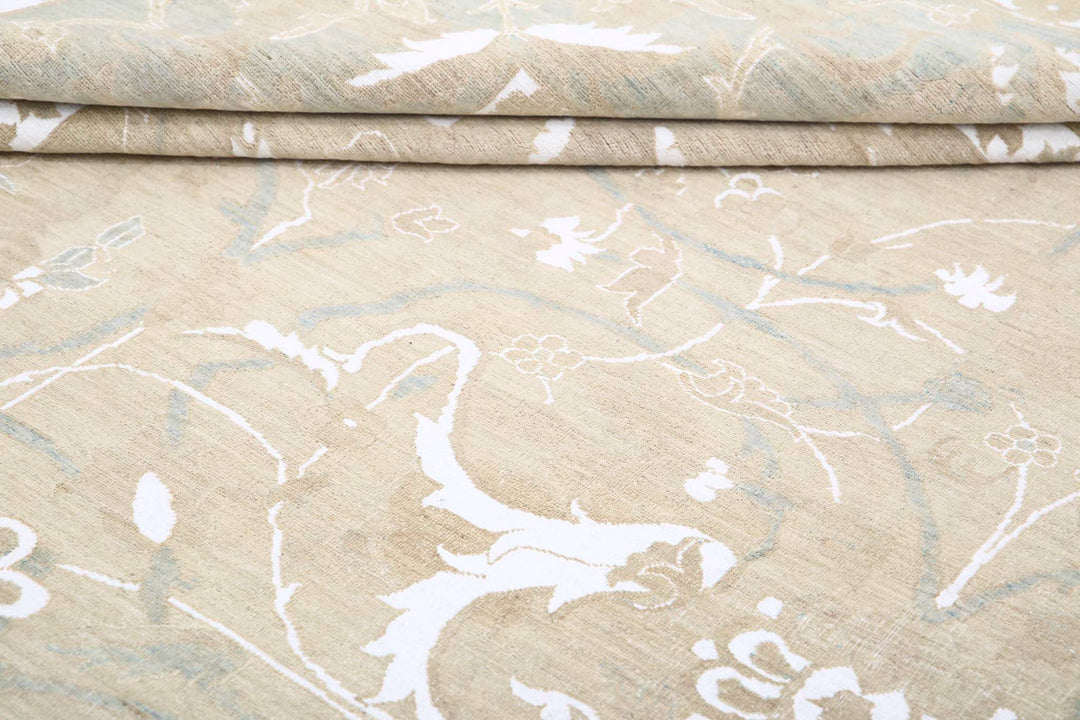 Hand Knotted Ariana Haji Jalili Wool & Silk Rug 9' 9" x 13' 11" - No. AT97851