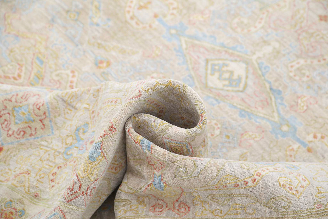 Hand Knotted Ariana Haji Jalili Wool Rug 8' 9" x 11' 0" - No. AT90528