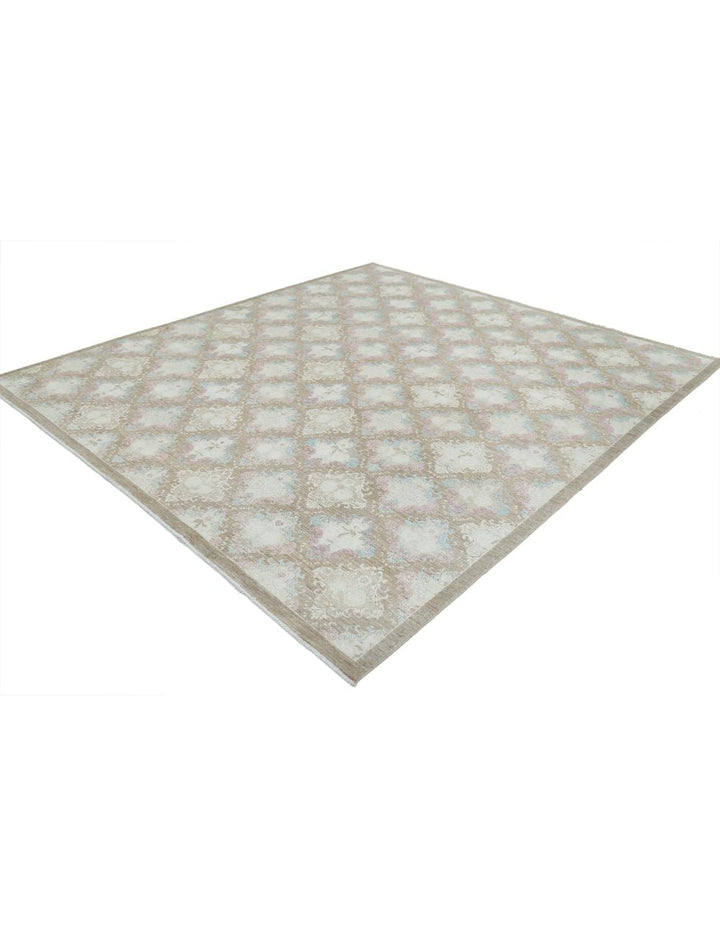 Hand Knotted Artemix Wool Rug 8' 0" x 8' 9" - No. AT55934