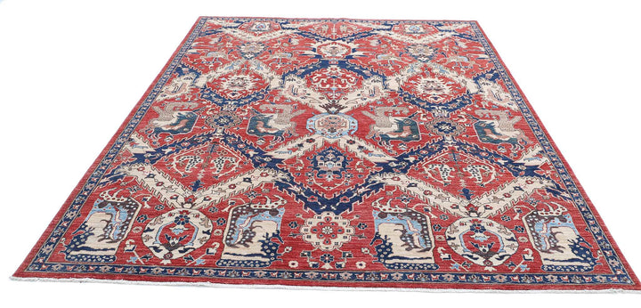 Hand Knotted Artemix Wool Rug 7' 8" x 9' 11" - No. AT48503