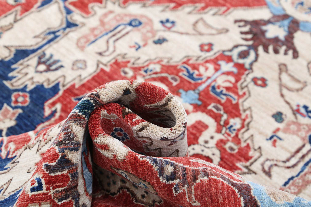 Hand Knotted Artemix Wool Rug 7' 8" x 9' 11" - No. AT48503