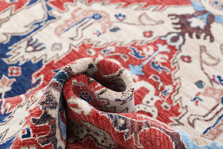 Hand Knotted Artemix Wool Rug 7' 8" x 9' 11" - No. AT48503