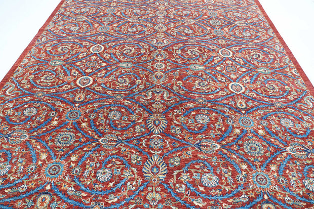 Hand Knotted Art & Craft Wool Rug 9' 1" x 11' 7" - No. AT54575