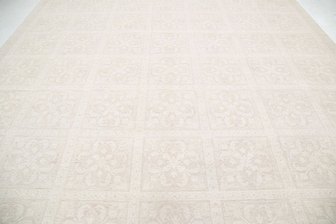 Hand Knotted Artemix Wool Rug 12' 2" x 14' 9" - No. AT54038