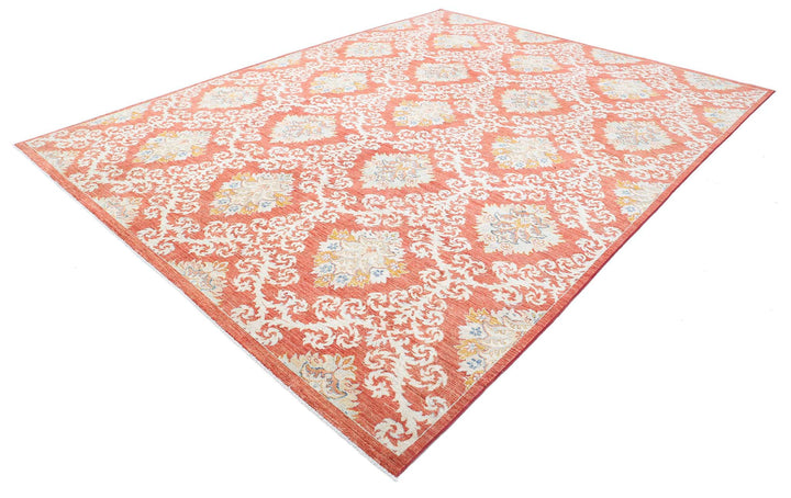 Hand Knotted Artemix Wool Rug 9' 3" x 12' 2" - No. AT87706