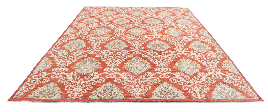 Hand Knotted Artemix Wool Rug 9' 3" x 12' 2" - No. AT87706