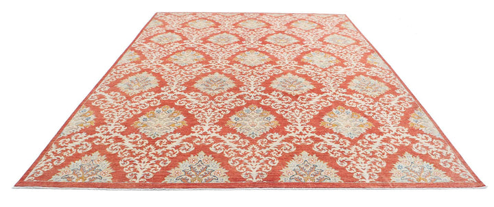 Hand Knotted Artemix Wool Rug 9' 3" x 12' 2" - No. AT87706
