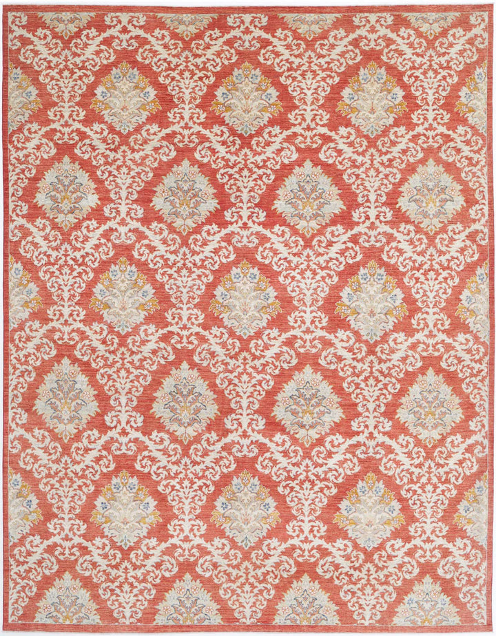 Hand Knotted Artemix Wool Rug 9' 3" x 12' 2" - No. AT87706