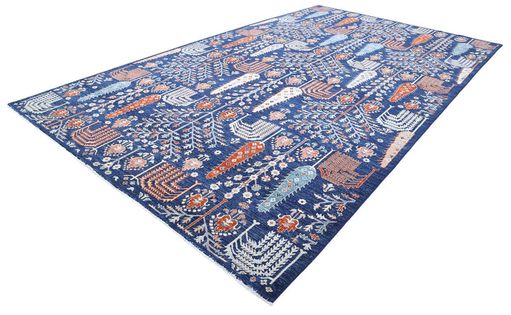 Hand Knotted Artemix Wool Rug 9' 1" x 15' 8" - No. AT77967