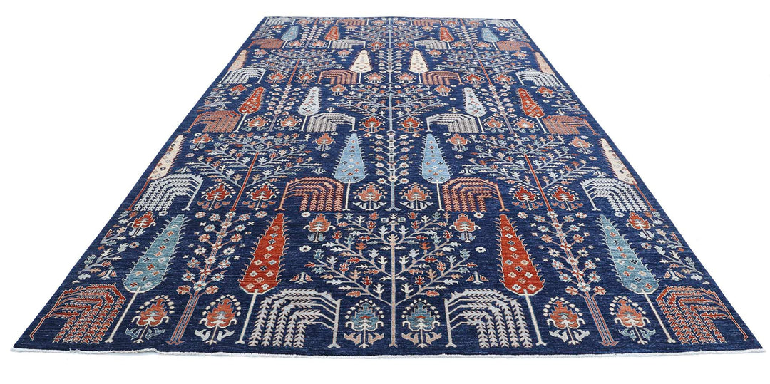Hand Knotted Artemix Wool Rug 9' 1" x 15' 8" - No. AT77967