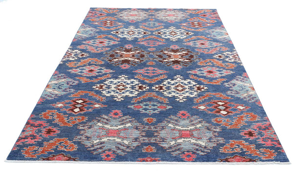 Hand Knotted Artemix Farhan Wool Rug 5' 9" x 8' 11" - No. AT79583