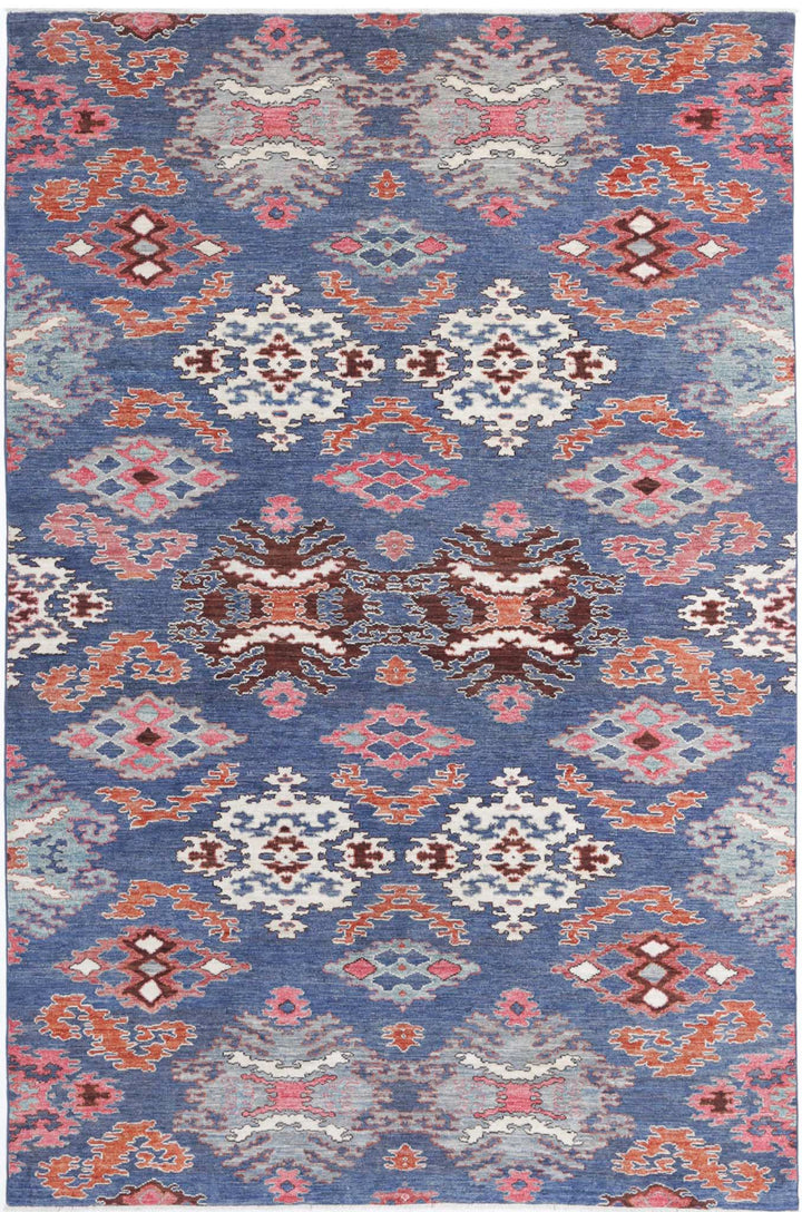 Hand Knotted Artemix Farhan Wool Rug 5' 9" x 8' 11" - No. AT79583