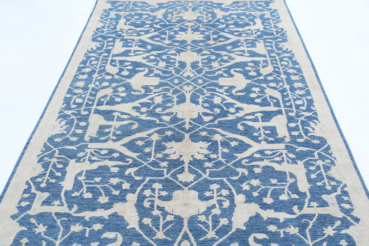 Hand Knotted Artemix Wool Rug 4' 11" x 9' 4" - No. AT31381