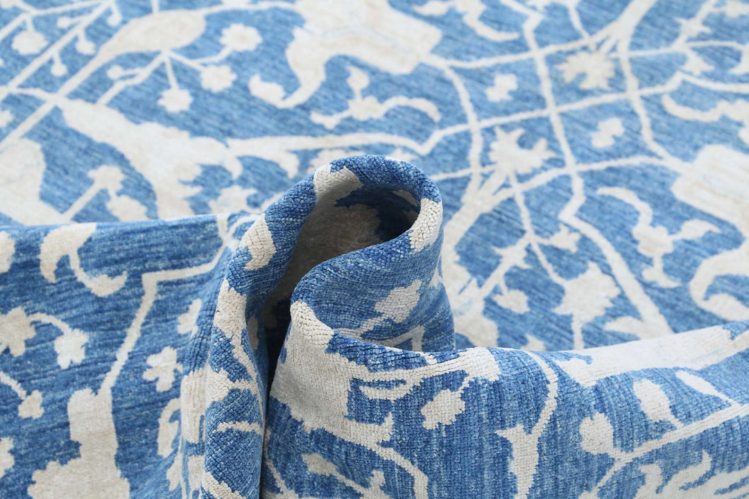 Hand Knotted Artemix Wool Rug 4' 11" x 9' 4" - No. AT31381