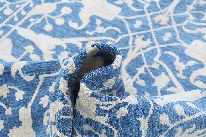 Hand Knotted Artemix Wool Rug 4' 11" x 9' 4" - No. AT31381