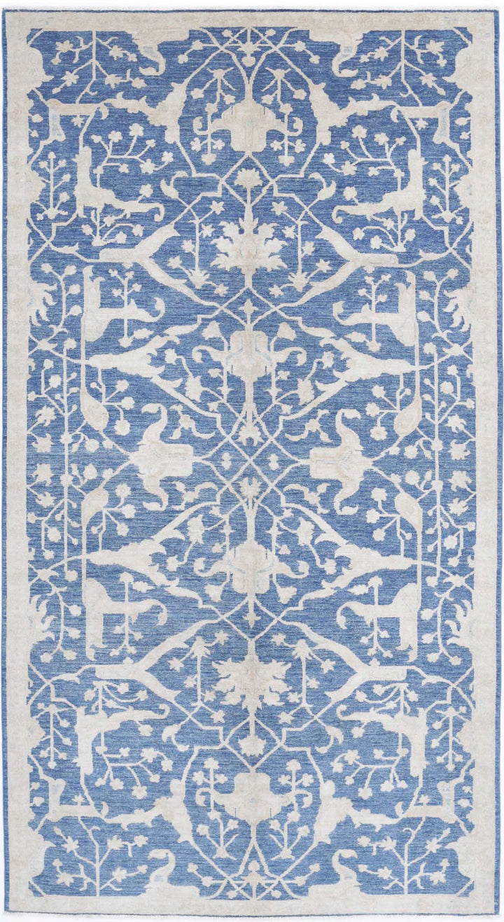 Hand Knotted Artemix Wool Rug 4' 11" x 9' 4" - No. AT31381
