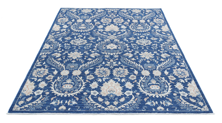 Hand Knotted Artemix Wool Rug 5' 7" x 7' 8" - No. AT27887