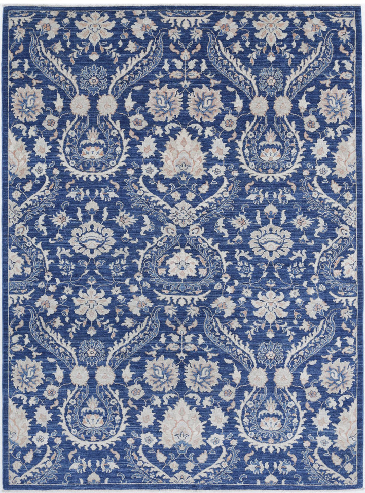 Hand Knotted Artemix Wool Rug 5' 7" x 7' 8" - No. AT27887