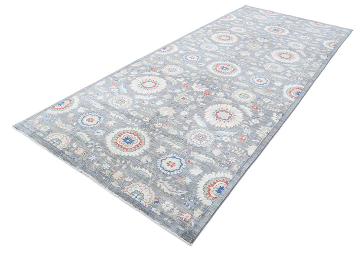 Hand Knotted Artemix Wool Rug 5' 0" x 11' 8" - No. AT62445