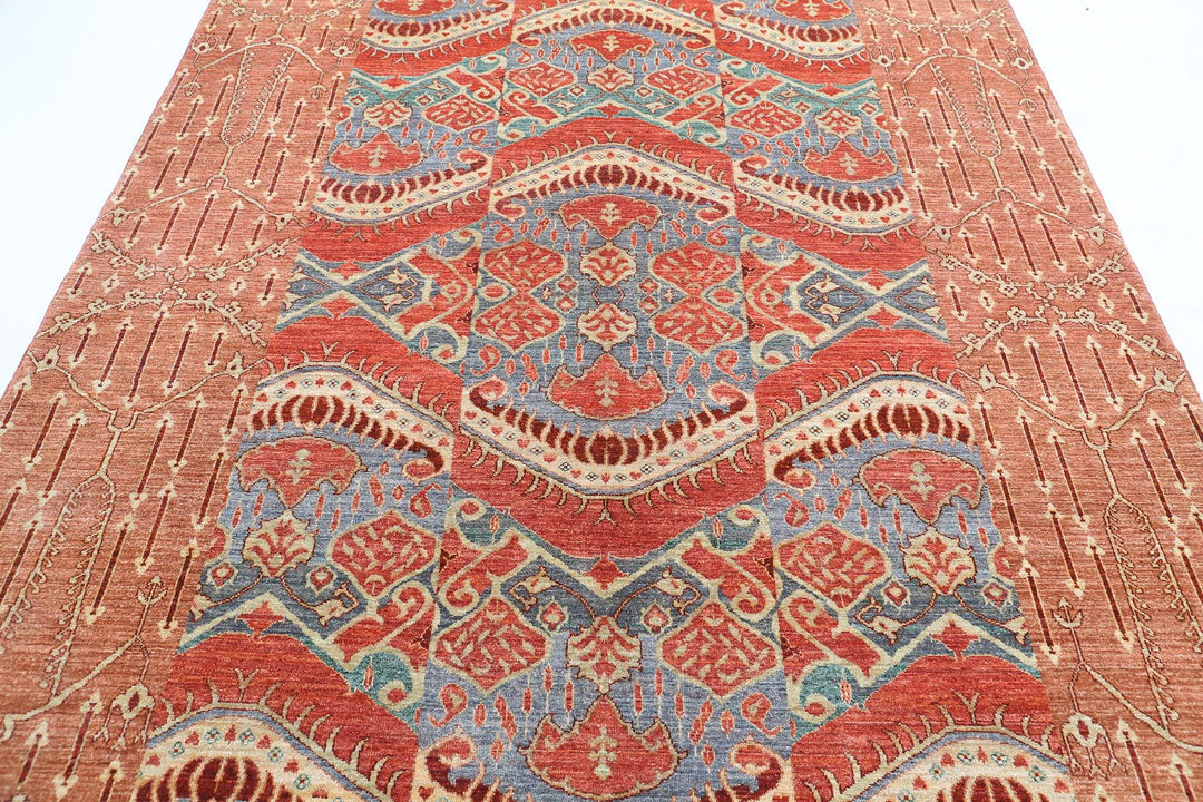Hand Knotted Artemix Wool Rug 6' 9" x 8' 4" - No. AT52793