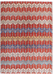 Hand Knotted Artemix Wool Rug 5' 6" x 7' 10" - No. AT81918