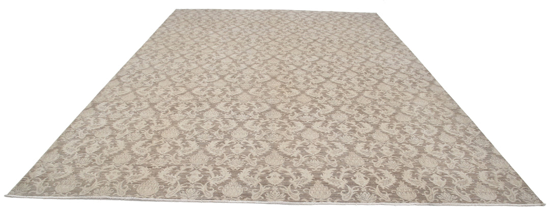 Hand Knotted Artemix Wool Rug 10' 7" x 14' 8" - No. AT91026