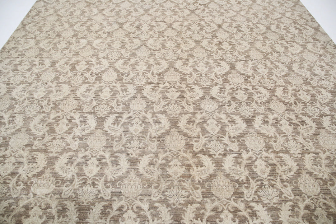 Hand Knotted Artemix Wool Rug 10' 7" x 14' 8" - No. AT91026