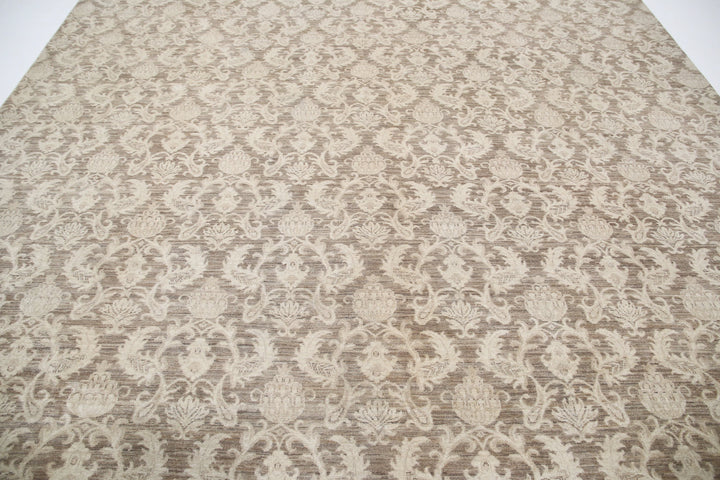 Hand Knotted Artemix Wool Rug 10' 7" x 14' 8" - No. AT91026