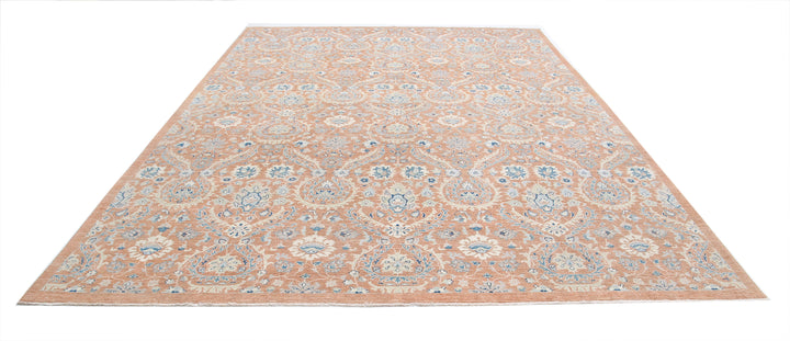 Hand Knotted Art & Craft Wool Rug 9' 10" x 13' 6" - No. AT49524
