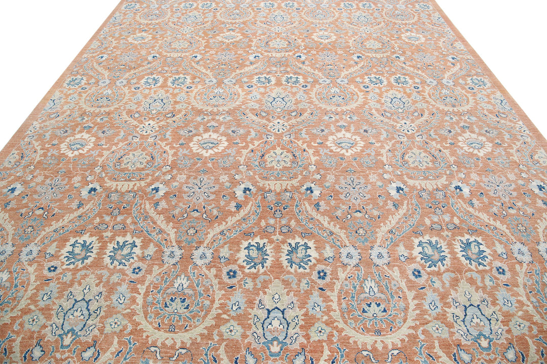 Hand Knotted Art & Craft Wool Rug 9' 10" x 13' 6" - No. AT49524