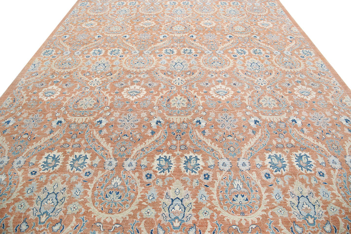 Hand Knotted Art & Craft Wool Rug 9' 10" x 13' 6" - No. AT49524