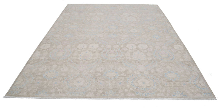 Hand Knotted Artemix Wool Rug 7' 11" x 9' 9" - No. AT35914