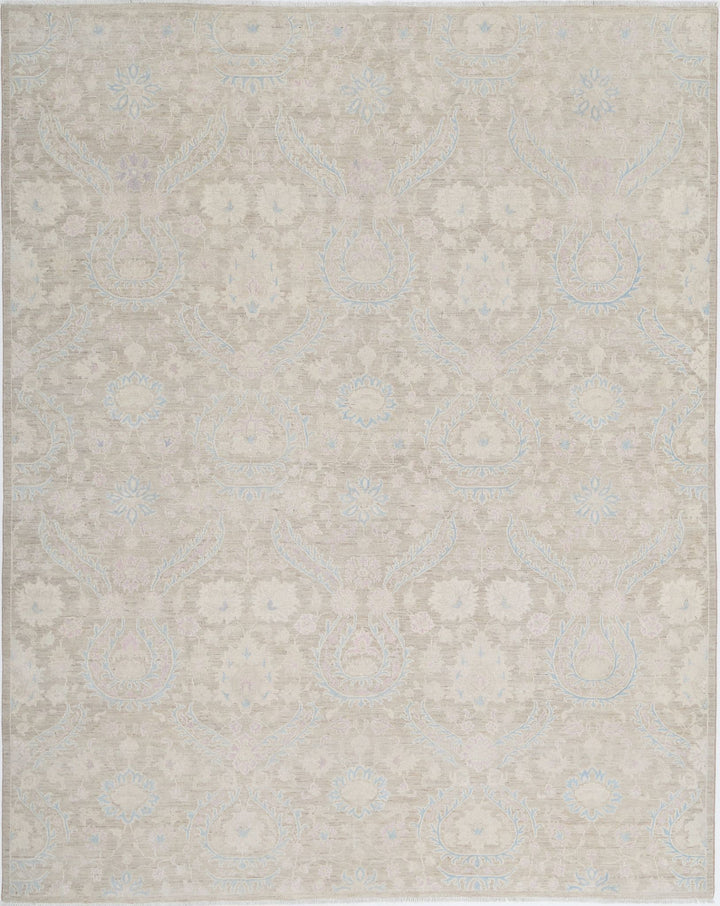 Hand Knotted Artemix Wool Rug 7' 11" x 9' 9" - No. AT35914