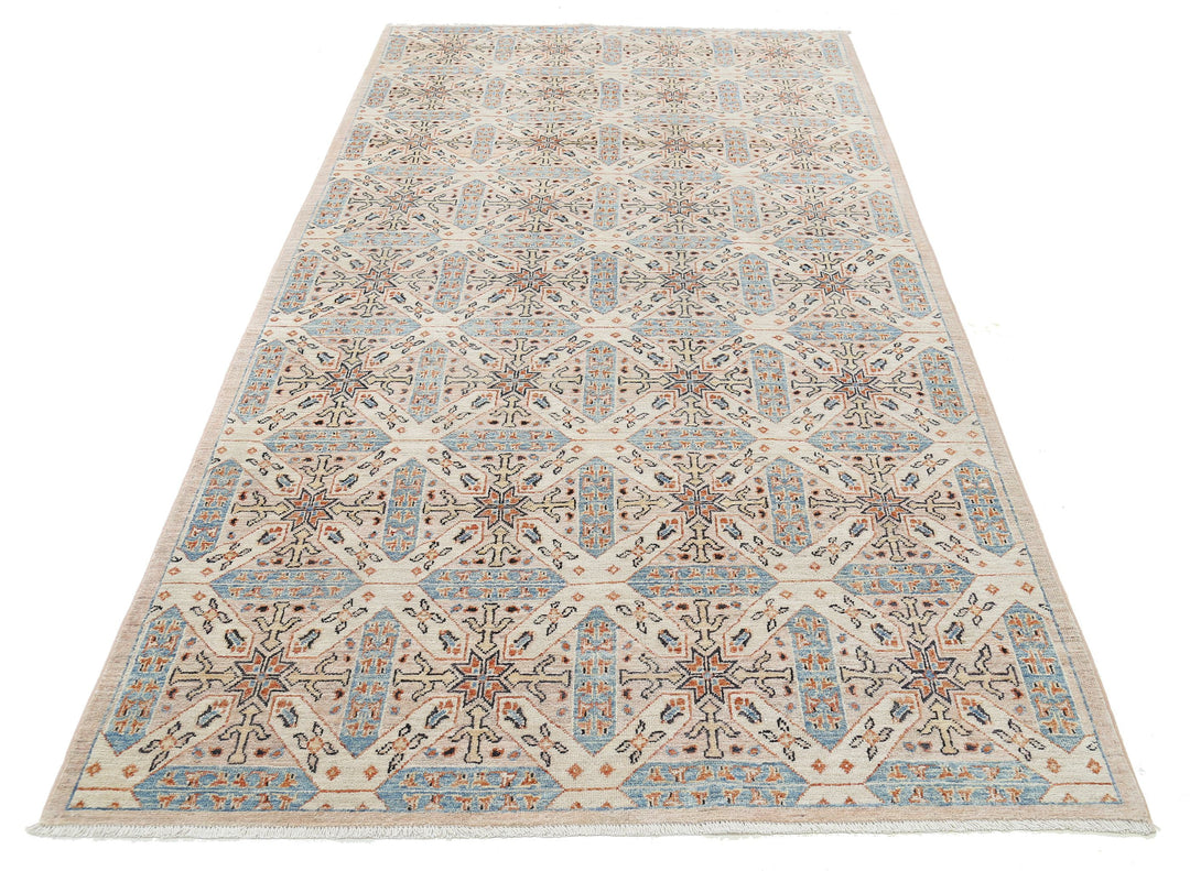 Hand Knotted Artemix Wool Rug 4' 10" x 9' 4" - No. AT84107