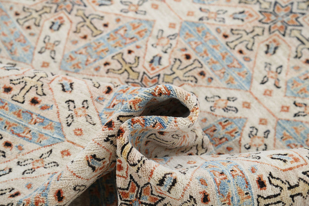 Hand Knotted Artemix Wool Rug 4' 10" x 9' 4" - No. AT84107