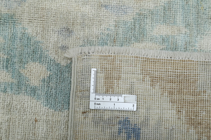 Hand Knotted Ikat Wool Rug 7' 10" x 9' 10" - No. AT58169