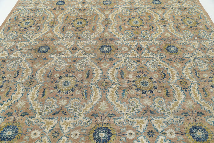 Hand Knotted Artemix Wool Rug 8' 10" x 12' 2" - No. AT91032