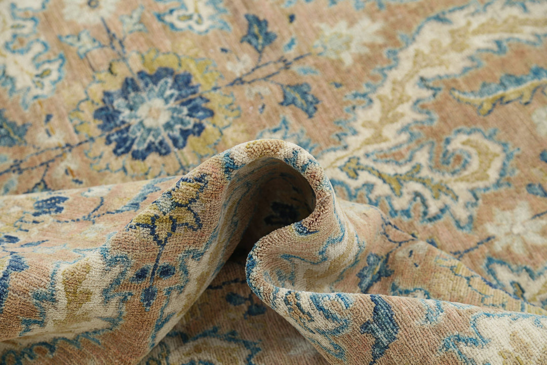 Hand Knotted Artemix Wool Rug 8' 10" x 12' 2" - No. AT91032