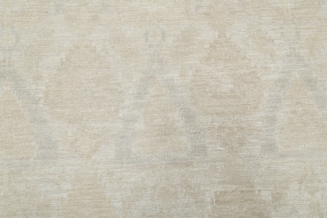 Hand Knotted Ikat Wool Rug 8' 10" x 11' 5" - No. AT71139