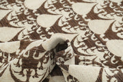Hand Knotted Ikat Wool Rug 8' 8" x 12' 2" - No. AT74839