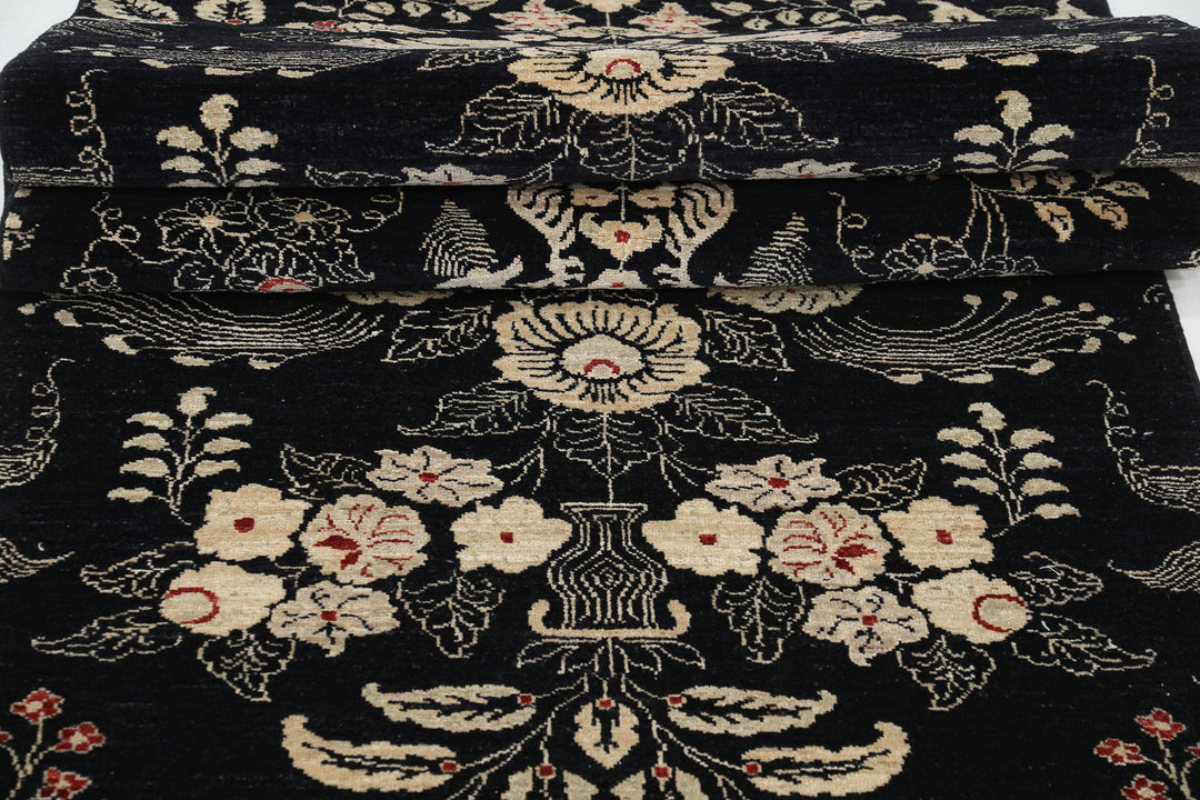 Hand Knotted Artemix Wool Rug 3' 6" x 22' 9" - No. AT69915