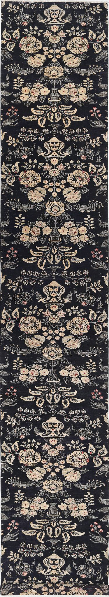 Hand Knotted Artemix Wool Rug 3' 6" x 22' 9" - No. AT69915