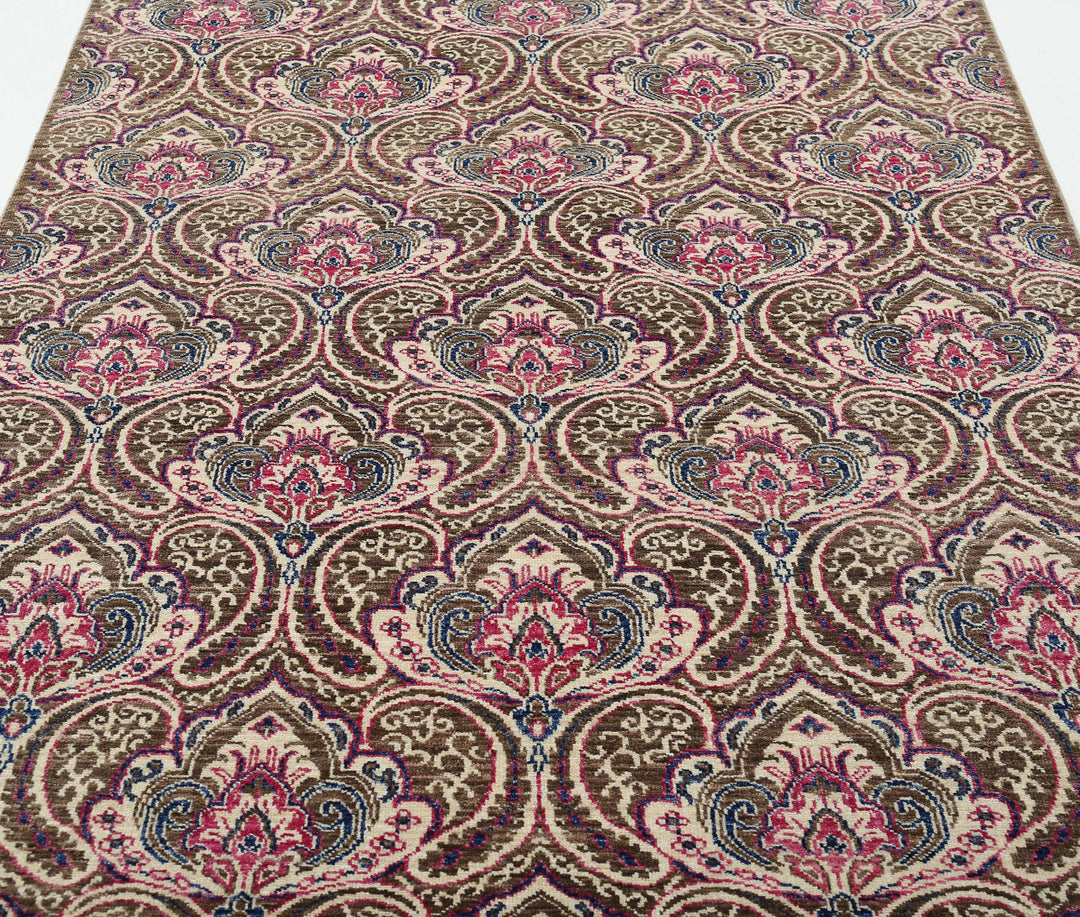 Hand Knotted Artemix Wool Rug 5' 2" x 11' 4" - No. AT55810