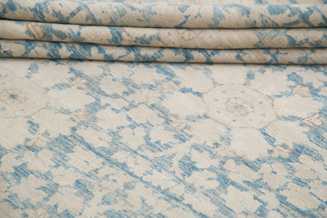 Hand Knotted Fine Artemix Wool Rug 7' 9" x 9' 7" - No. AT20449